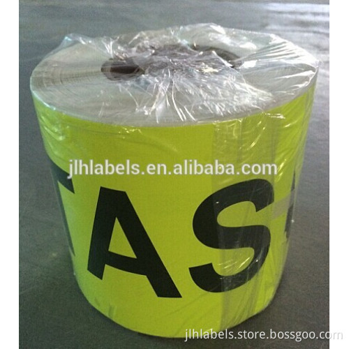 fluorescent A4 labels